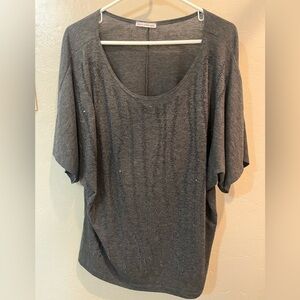 Dark gray sequence, casual top blouse
#blouse #top